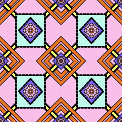 Seamless geometric pattern, abstract background, pattern for printed clothing, fashion wallpaper, banner, textile, carpet