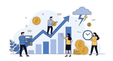 Analyzing financial growth strategies and overcoming economic challenges for business success