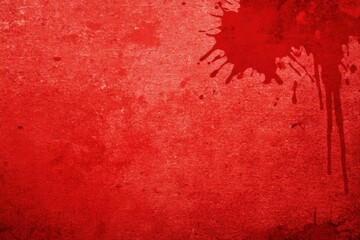 Obraz premium Crimson Canvas: An abstract grunge background in crimson red, a textured expanse where splashes of deep red pigment adds depth. 