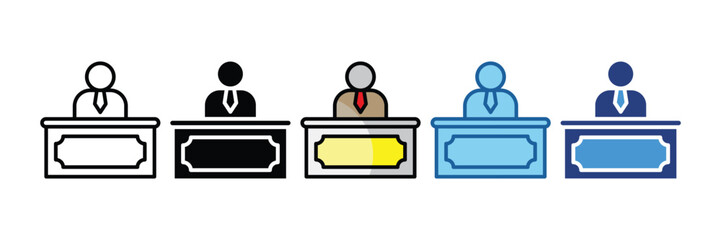 Hr Manager  Icon Element For Design