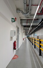 underground parking lot