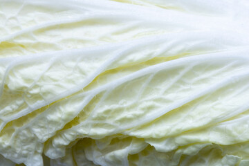 Macro cabbage,White cabbage in section. Cut cabbage. Light leaves of early cabbage,Close-up of cabbage leaf surface, Macro shot of cabbage leaf.