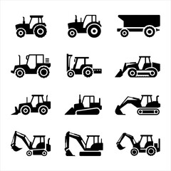 Transportation Icons Set  