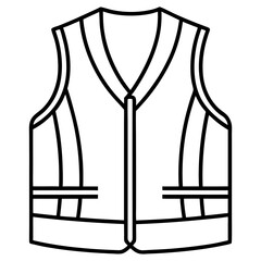 Sleeveless Vest – art vector
