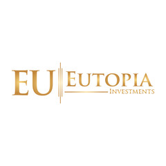 The **EU Investments logo** features a sleek and professional design with bold typography and finance-inspired elements, symbolizing trust, growth, and stability in the investment industry.
