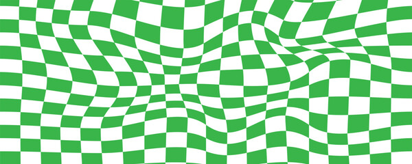 abstract white and green square background for design element
