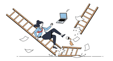 Navigating the challenges of career advancement and the precarious nature of professional stability