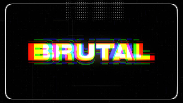 Brutalist Chromatic Titles