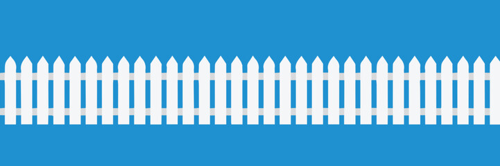 white picket fence vector pattern for outdoor scenes garden illustrations and home improvement ai eps jpeg png