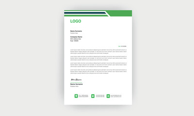 simple  and creative letterhead design