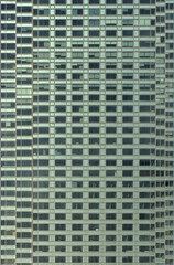 tall skyscraper residential and commercial buildings in long island city queens new york (new modern construction sky reflection clounds) minimal detail close up