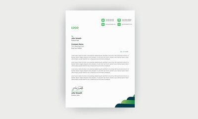 simple  and creative letterhead design