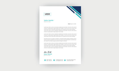 simple  and creative letterhead design