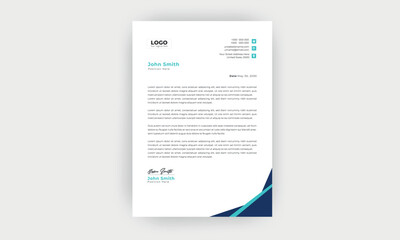 simple  and creative letterhead design