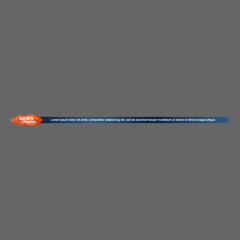 news pagkage broadcas template vector