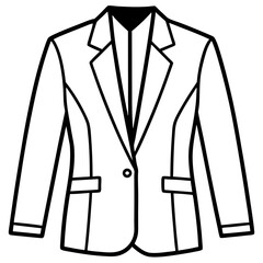 Blazer Fashion Illustration – Art Vector