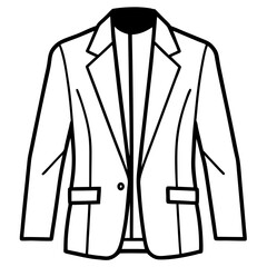 Blazer Fashion Illustration – Art Vector