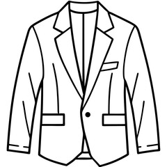 Blazer Fashion Illustration – Art Vector
