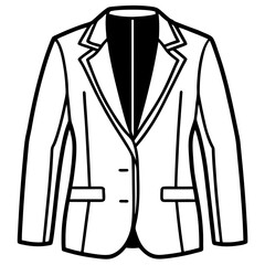 Blazer Fashion Illustration – Art Vector