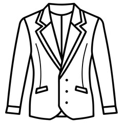 Blazer Fashion Illustration – Art Vector
