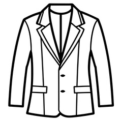 Blazer Fashion Illustration – Art Vector
