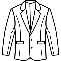 Blazer Fashion Illustration – Art Vector