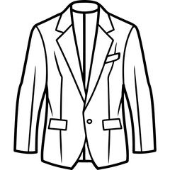 Blazer Fashion Illustration – Art Vector