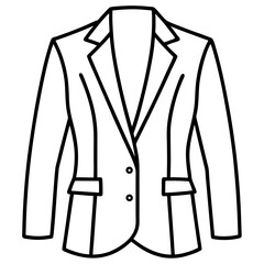 Blazer Fashion Illustration – Art Vector