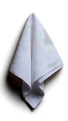 Naklejka premium A white napkin symbolizing cleanliness and simplicity in everyday moments