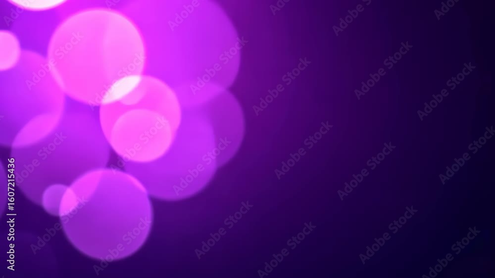 Poster vibrant purple bokeh light patterns for dynamic background visuals