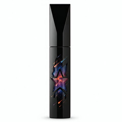 Cosmic-Themed Black Perfume Bottle with Star Cutout