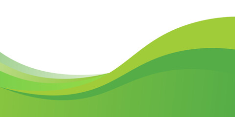 Abstract green wavy background. Vector EPS 10
