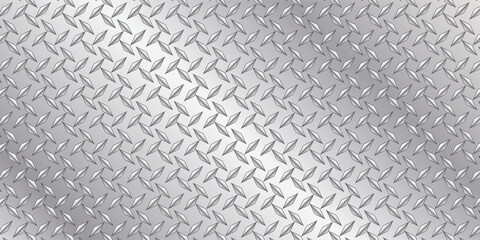 Steel diamond plate vector, industry iron floor texture background. Metal flooring background Rough stainless walkway, grid floor vector illustration