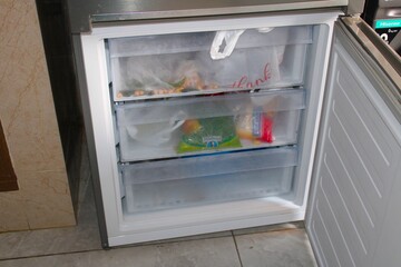 open window in the refrigerator