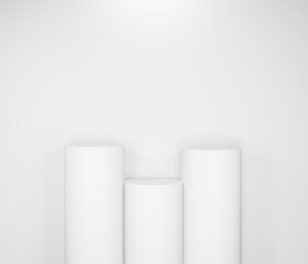 3d podium background..