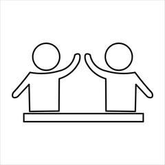 Celebration Icons. Simple Line Vector Illustration