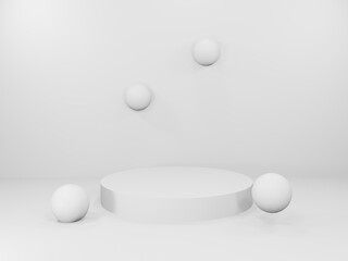3d podium background..