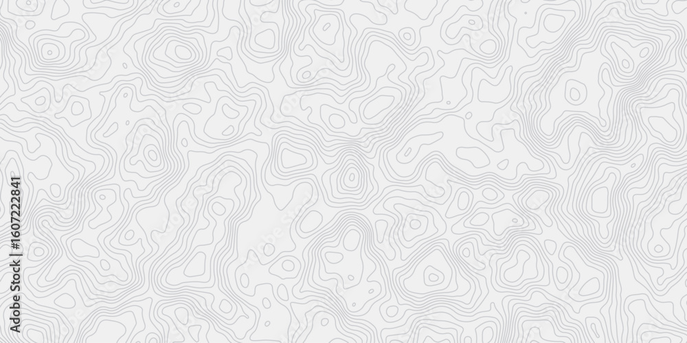 Aufkleber abstract topographic wave map lines pattern white background creating a minimal design element wallp