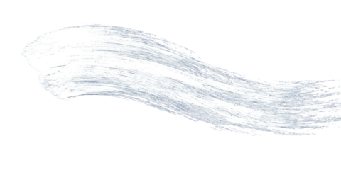 Abstract white paint stroke