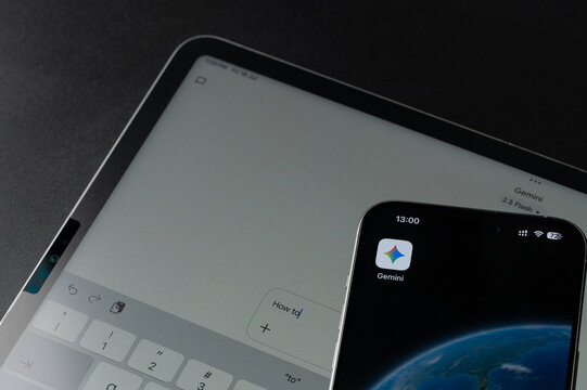 Typing new promt how to in Google Gemini app