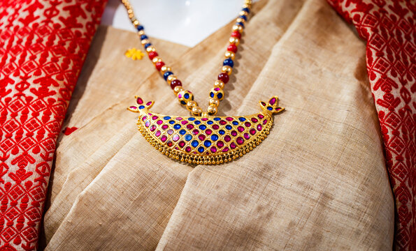 Assamese traditional jewellery Jaapi