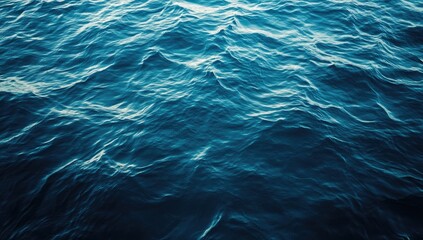 Obraz premium Deep, textured ocean waves