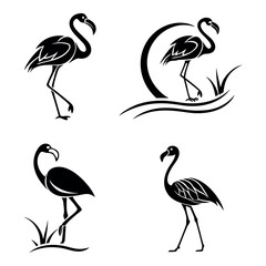 Minimal Flamingo Logo Set – Elegant Abstract Bird Vector Design

A set of elegant, minimalist flamingo logos featuring abstract bird illustrations. Perfect for branding, packaging, web, and creative 