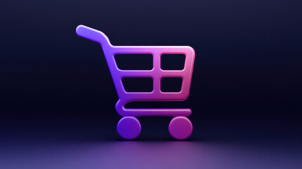 Shopping cart icon By generated AI