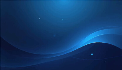 Blue Abstract Wave Background with Flowing Lines and Gradient Texture