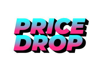 Bold Price Drop Announcement Graphic