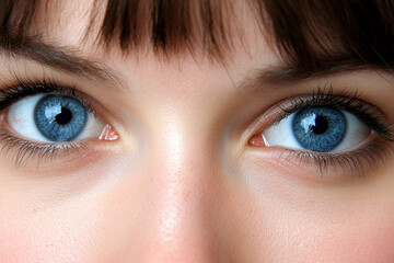 Fototapeta premium Captivating expression of awe in close-up face portrait
