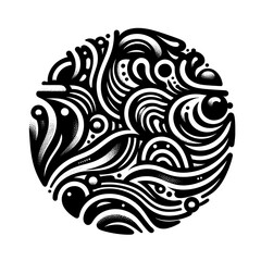 Silhouette of a person in a yoga pose on a white background vector