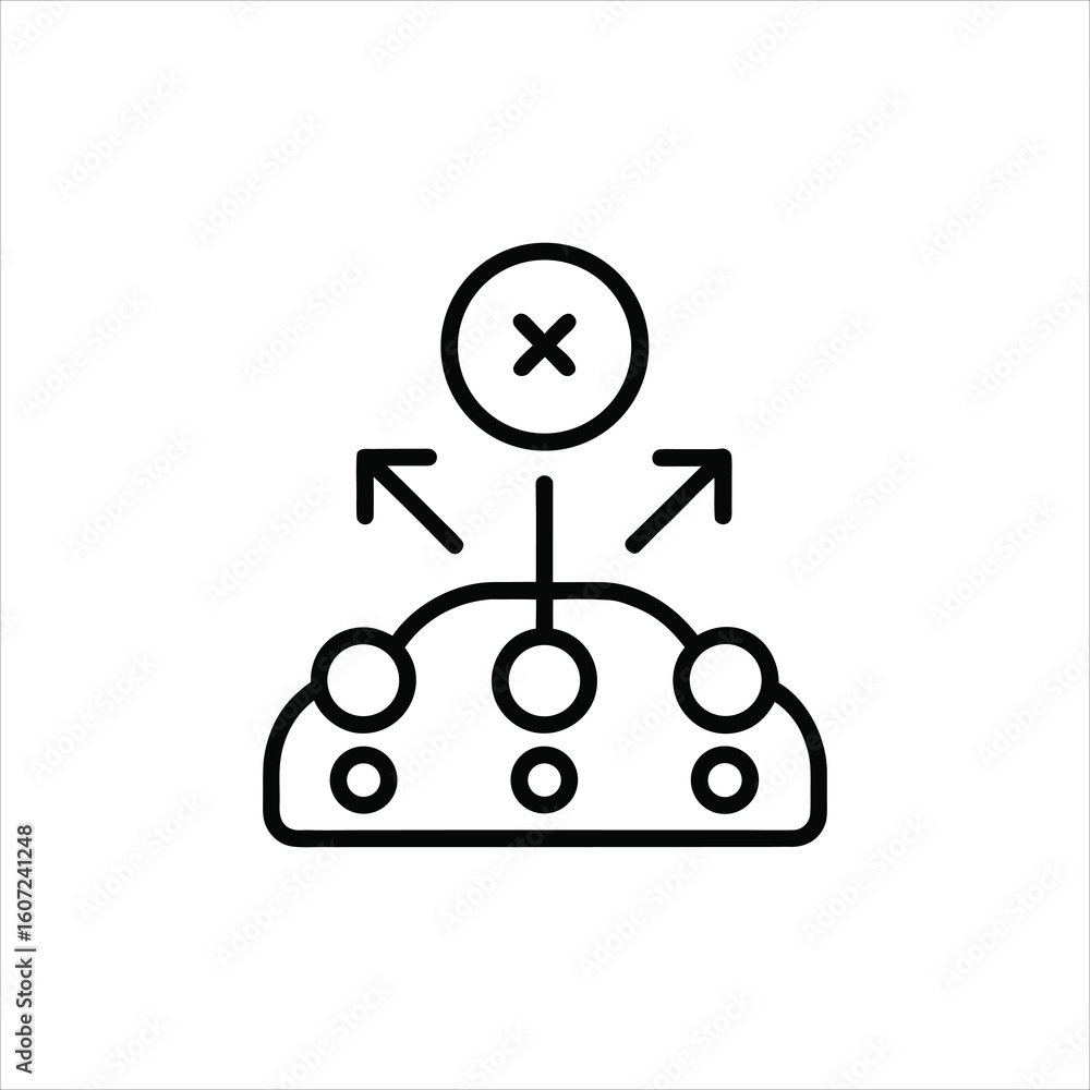 Poster rejected plan or failed strategy with multiple options