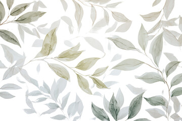 Delicate, muted foliage pattern